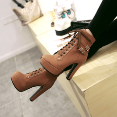 Botines de tacón alto