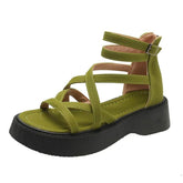 Goblincore Plateau-Sandalen