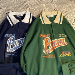 Sweatshirt mit Vintage-Kragen