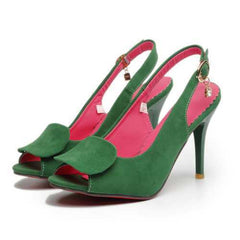 Stylish Peep Toe Thin High Heel Pumps