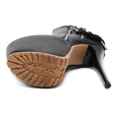 Handgefertigte halbkurze Stiefeletten