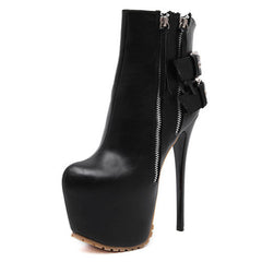 Handgefertigte halbkurze Stiefeletten