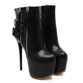 Handgefertigte halbkurze Stiefeletten