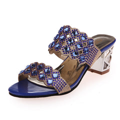 Top Quality Elegant Square Heels Women Shoes