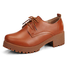 Plateau-Oxfords im englischen Stil