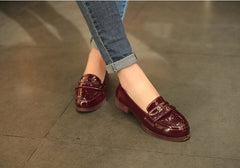 Round-Toe Solid Flats