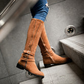 Square Heels High Boots