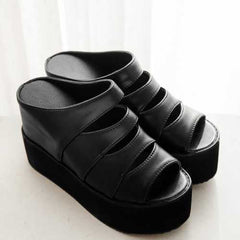 Lässige Plateau-Flip-Flops für Damen