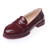 Round-Toe Solid Flats