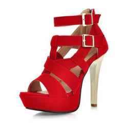 Female Gladiator High Heels Sandals
