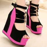 Ultra High Heel Female Sandals On Platform