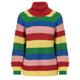 Roll Neck Rainbow Jumper