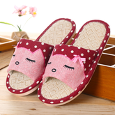 Linen Home Slippers