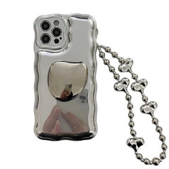 Silver Bead Chain Case For IPhone