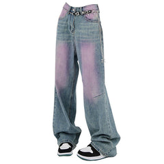 Baggy-Jeans mit Skater-Girl-Waschung