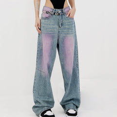 Baggy-Jeans mit Skater-Girl-Waschung