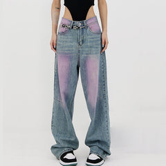 Baggy-Jeans mit Skater-Girl-Waschung