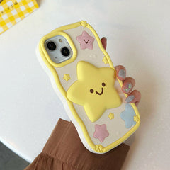 Smile Face Star Case For IPhone