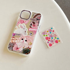 Soft Aesthetic Bunny Case For IPhone