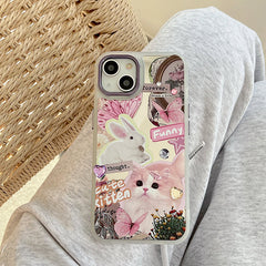 Soft Aesthetic Bunny Case For IPhone