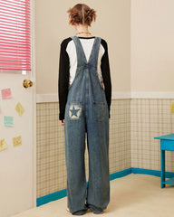 Jeans-Overall „Star Girl“