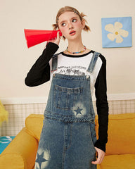 Jeans-Overall „Star Girl“