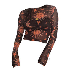 2.0 Sonne und Mond Mesh-Top