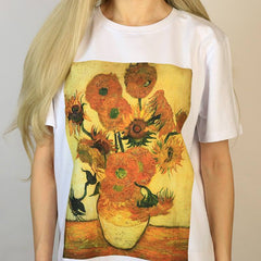 Camiseta de girasoles de Van Gogh