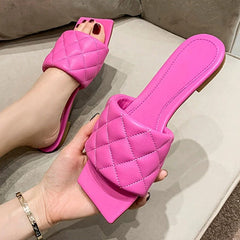 Sandalias de punta cuadrada