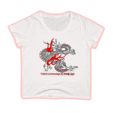 Crop-T-Shirt „Being Soft“