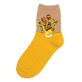 Van Goghs Sonnenblumen Socken