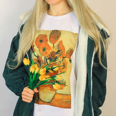 Camiseta de girasoles de Van Gogh