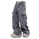 Big Ideas – Cargo-Jeans mit weitem Bein