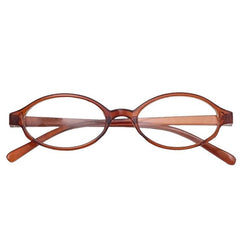 Ästhetische ovale Brille im Y2K-Stil