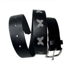 Y2K Schmetterling Strass Gürtel