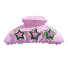 Y2K Glitzer Stern Haarklammer