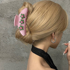 Y2K Glitzer Stern Haarklammer