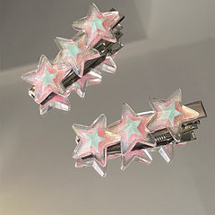 Y2K Glitzer Stern Haarspange