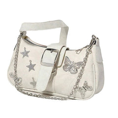 Y2K Stern Schmetterling Handtasche