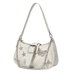 Y2K Stern Schmetterling Handtasche
