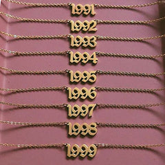 Halskette „Dein Jahr“