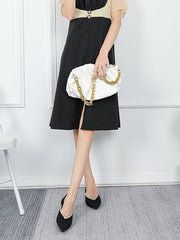 Zapatos casuales de tacón bajo con tejido urbano multicolor