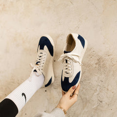 Handgemachte weiche bunte Schuhe Schnürschuhe Sneakers Designer Schuhe Rot/Khaki/Grün/Blau