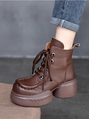 Martin-Stiefel im britischen Stil mit seitlichem Reißverschluss