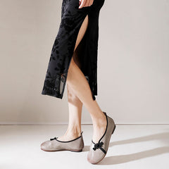 Weiche Halbschuhe Atmungsaktive Slipper mit Fröschen