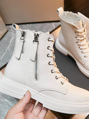 Botas Martin vintage con plataforma y cremallera lateral