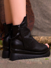 Sandalias originales de tacón alto hueco