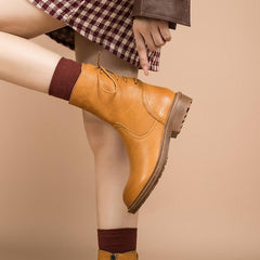 Martin Boots Designer Retro Chunky Riding Back Lace