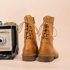 Martin Boots Designer Retro Chunky Riding Back Lace