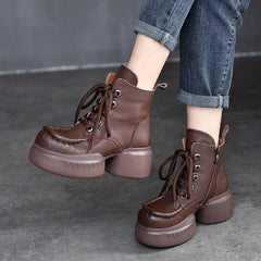 Martin-Stiefel im britischen Stil mit seitlichem Reißverschluss